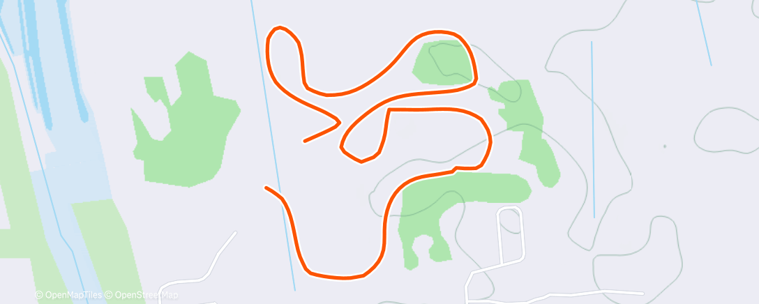 Mapa de la actividad (Afternoon Run)