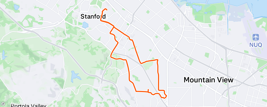 Map of the activity, Afternoon Ride