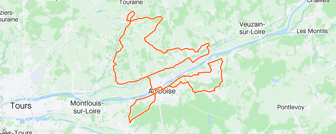 Map of the activity, Tour Val d’Amboise 🏰