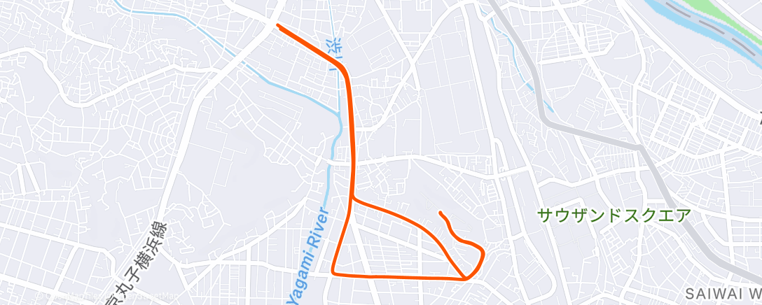 Карта физической активности (午後のライド)