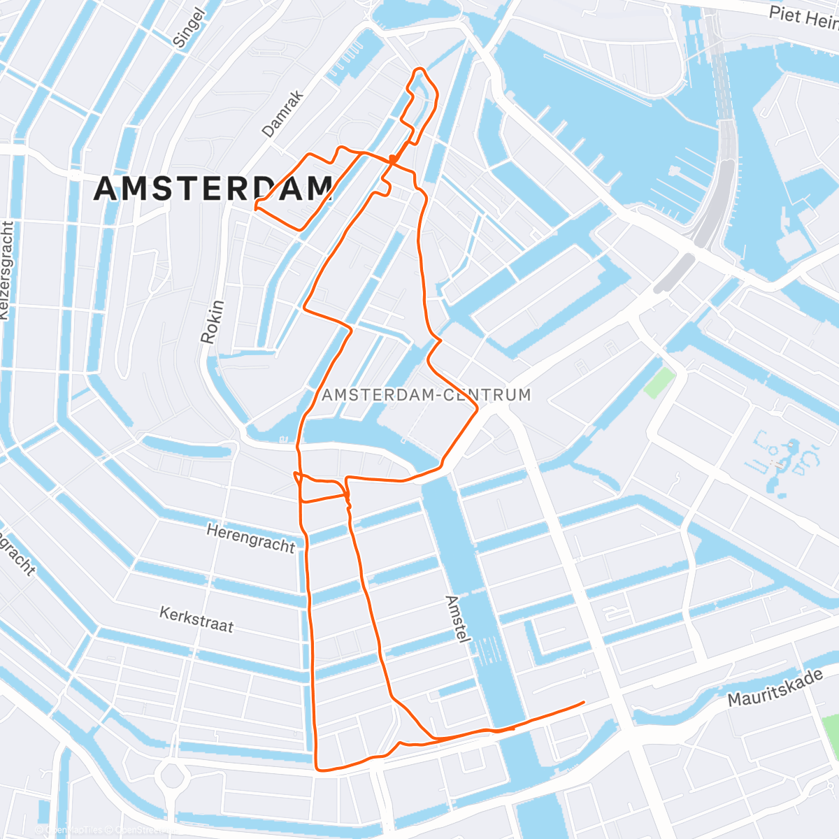 Карта физической активности (Evening Walk)