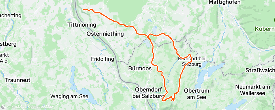 Map of the activity, Morning Ride