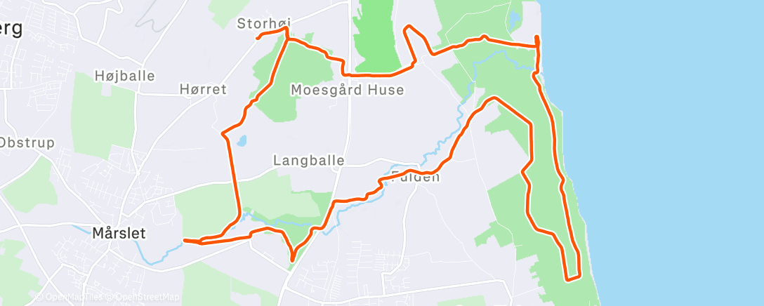 Карта физической активности (Morning Run)