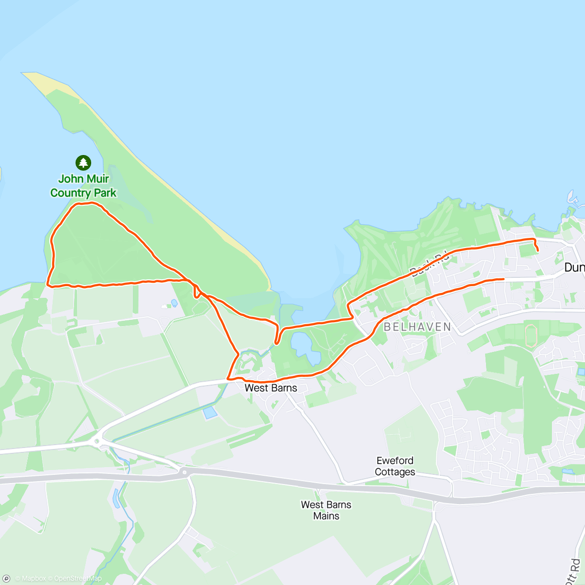 Map of the activity, Into the dunes