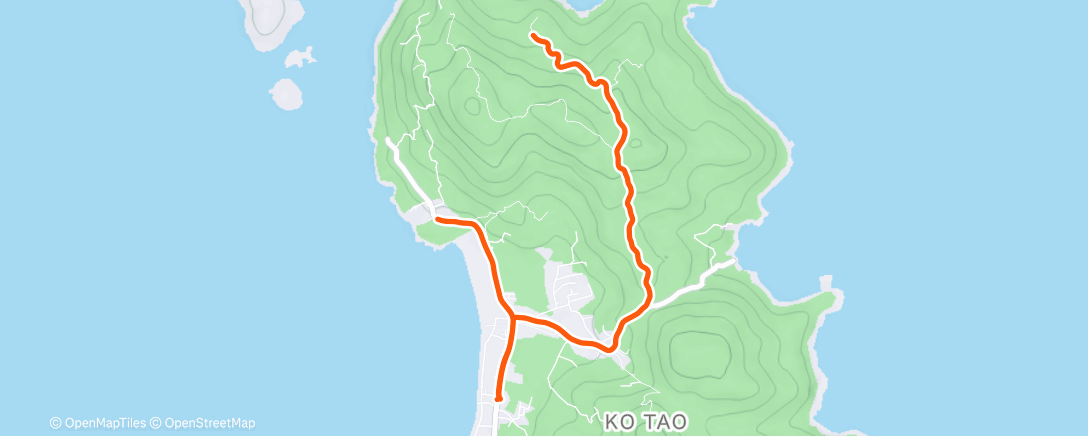 Map of the activity, Cyklistika venku