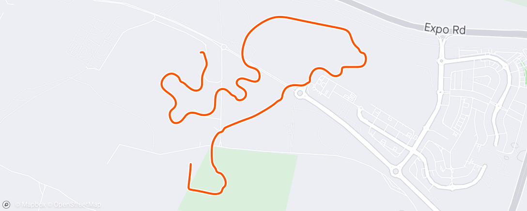 Map of the activity, MyWhoosh - Marina Valley