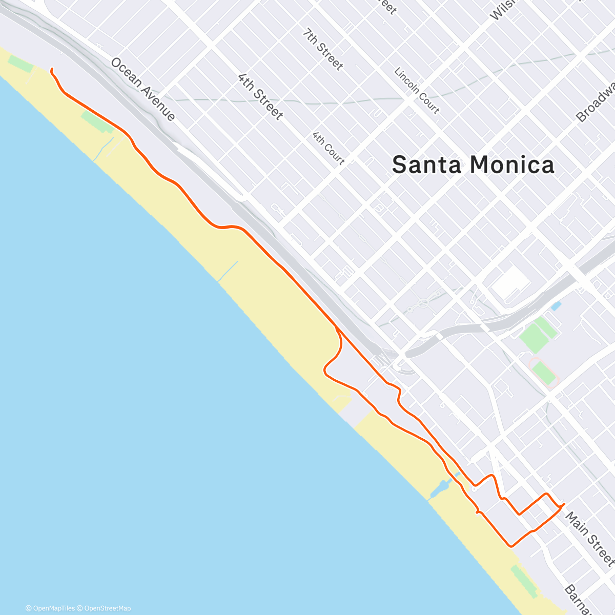 Map of the activity, Sunday family day!