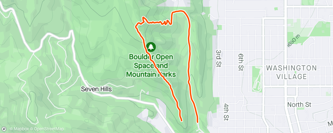 活动地图，Afternoon Hike