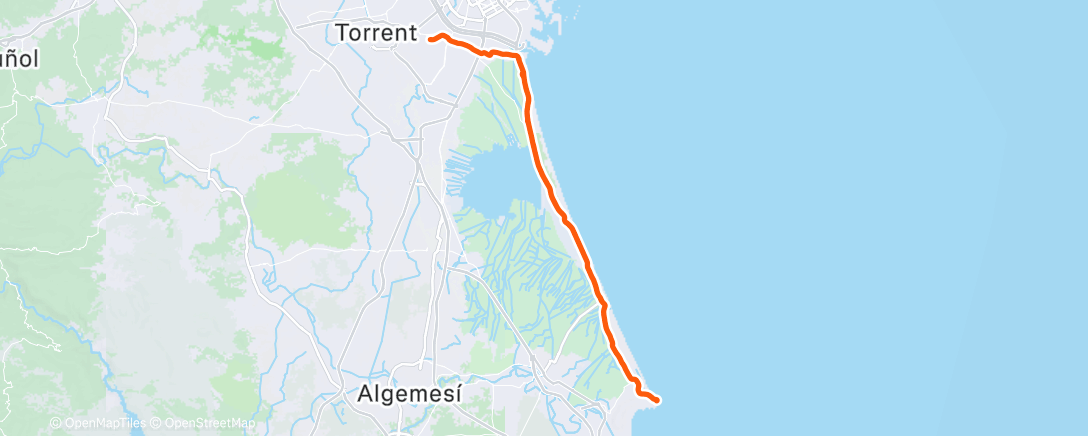 Map of the activity, Christmas rideee 🚴‍♀️🌲🎅