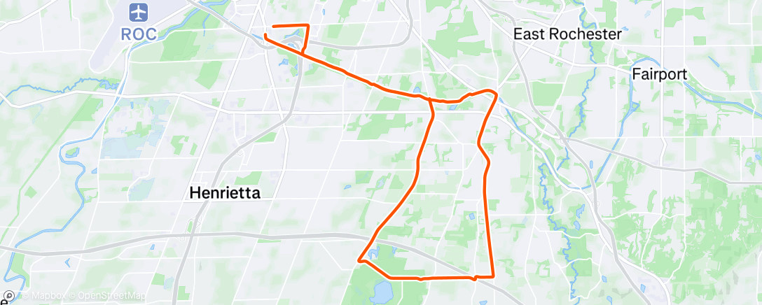 Map of the activity, Afternoon Ride