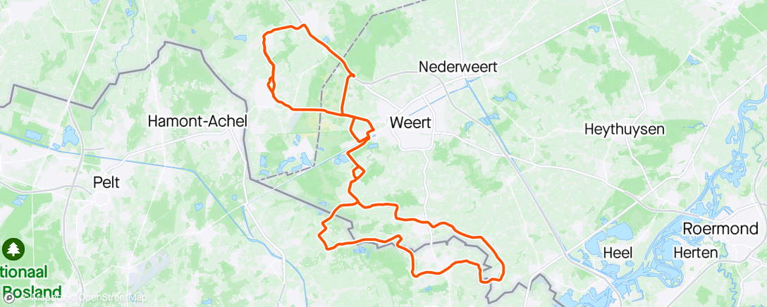 Map of the activity, Neeritter