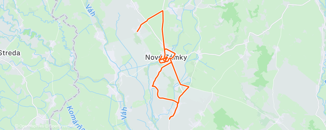 Map of the activity, Afternoon Ride