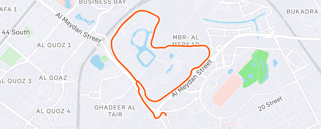 Peta aktivitas, Morning Ride