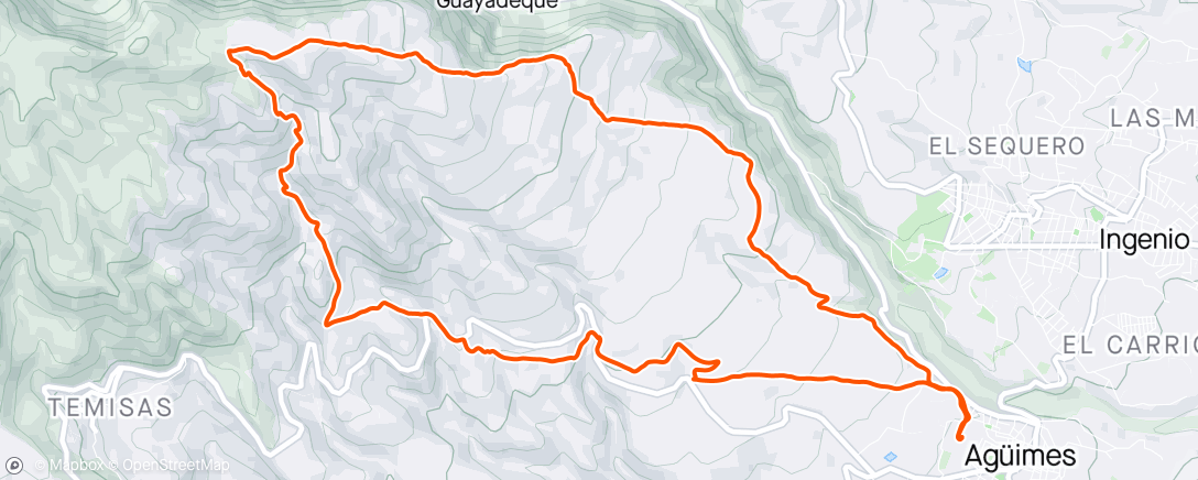 Mapa de la actividad (Lagar Trail)