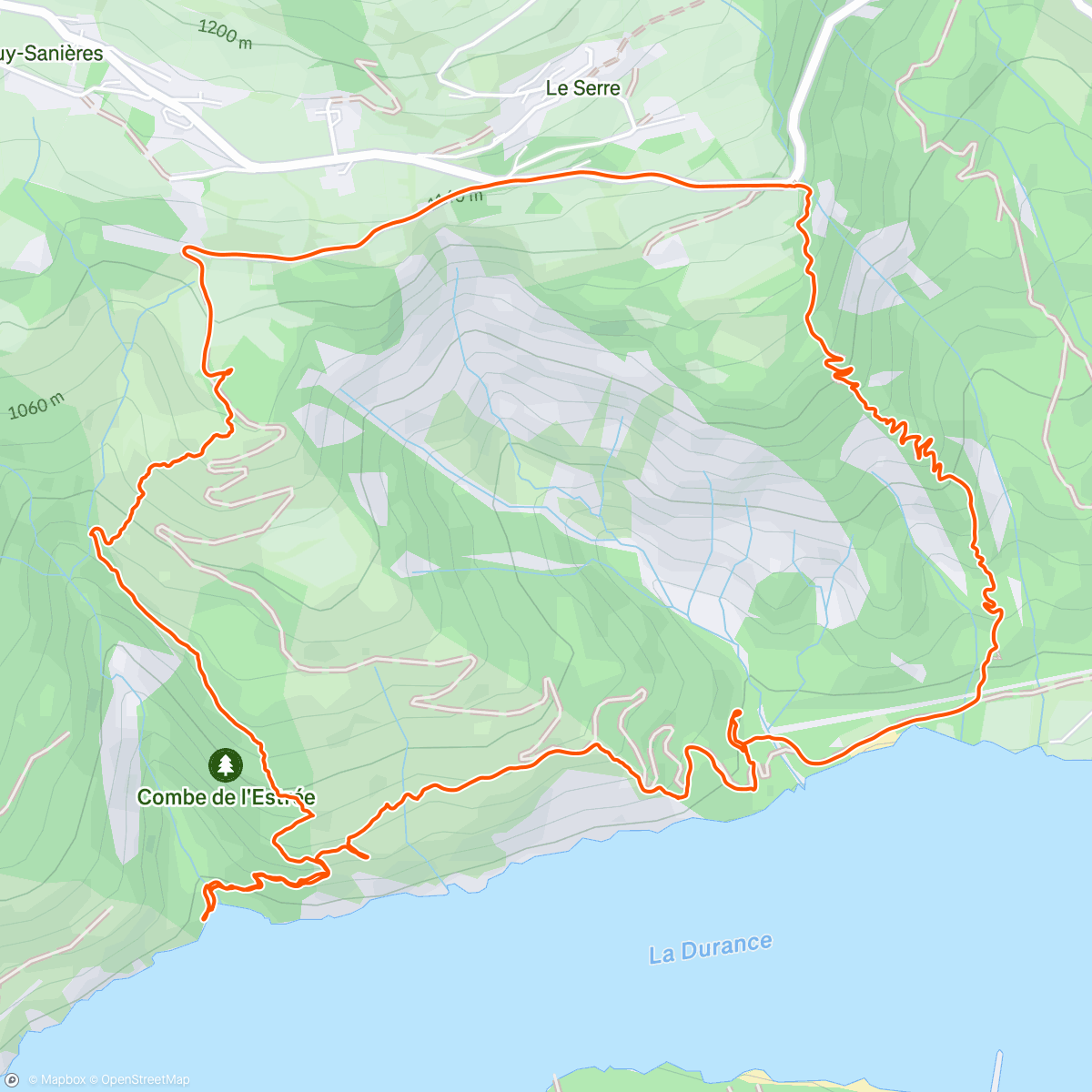 Map of the activity, Slow trail run in the Caribbean
