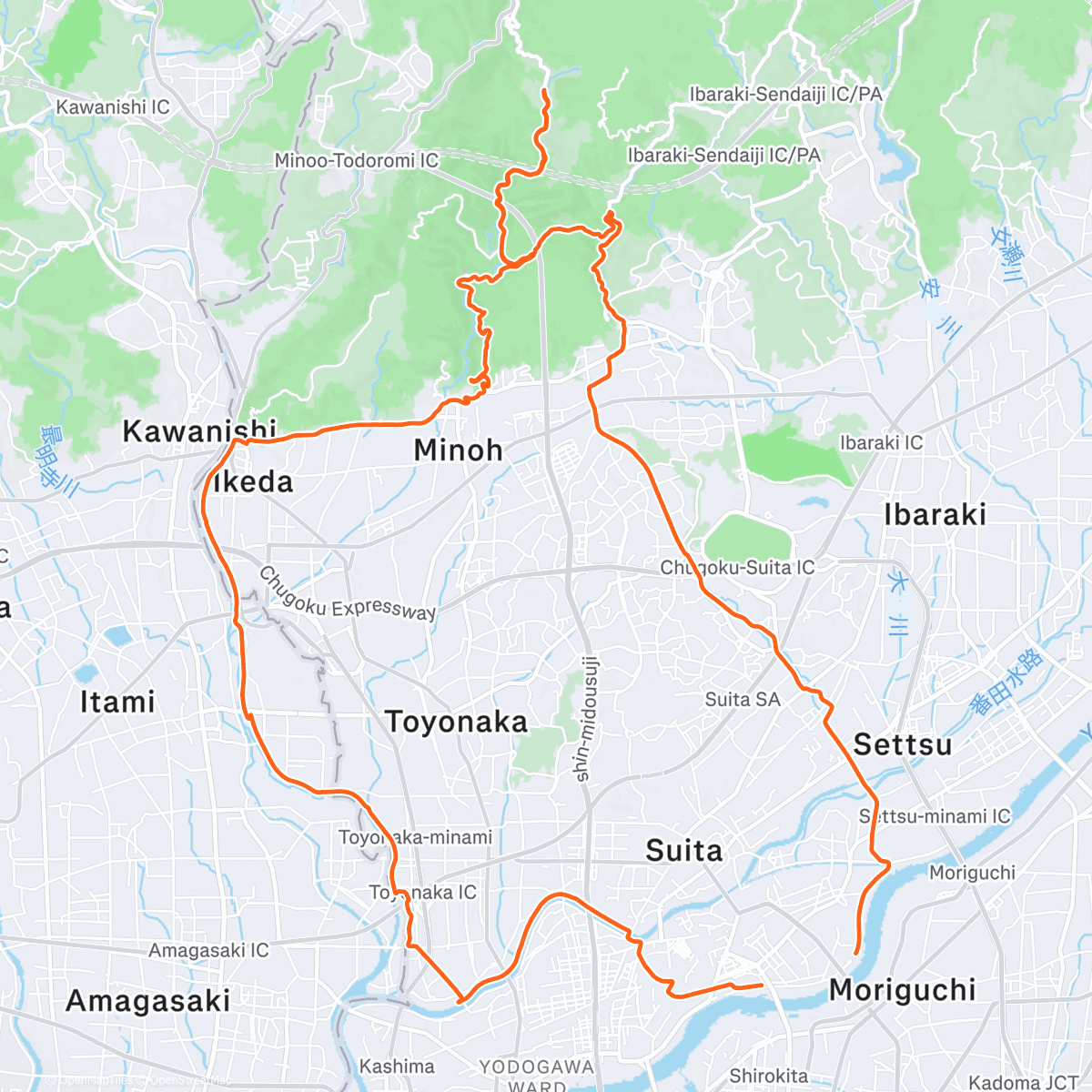 Map of the activity, 復活の狼煙を上げろ（リハビリライド