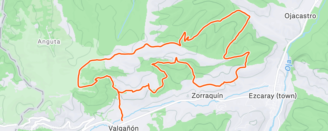 Mapa de la actividad (De lo mejorcito que se puede hacer en 20kms por la zona)