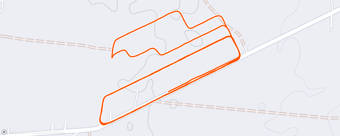 Map of the activity, Morning Run
