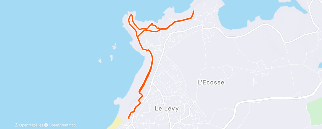 Карта физической активности (Trail le midi)