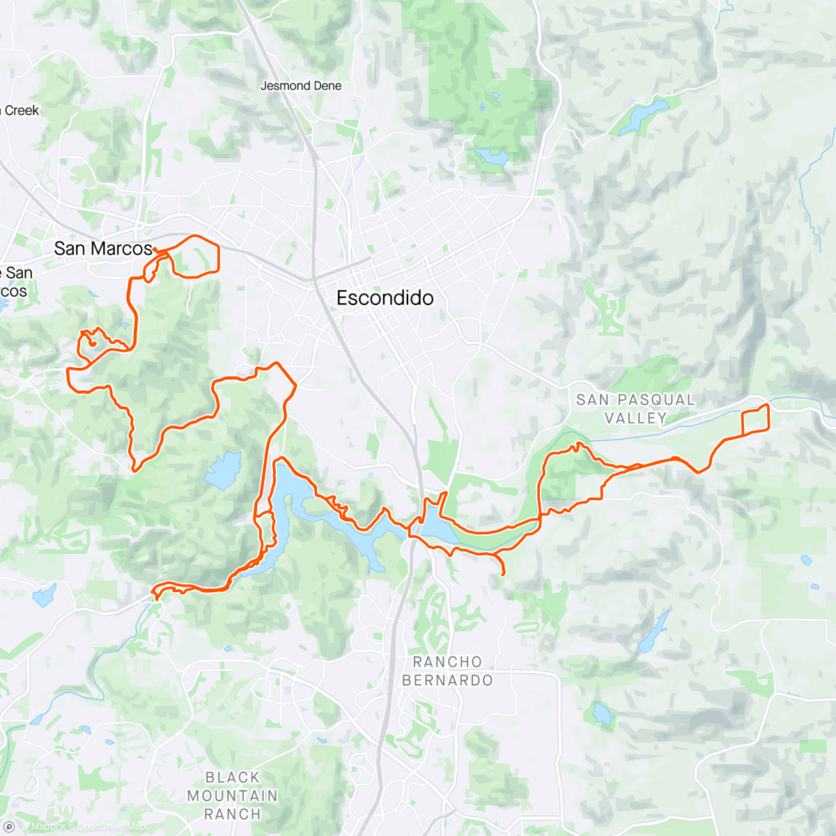Mapa da atividade, BWR California