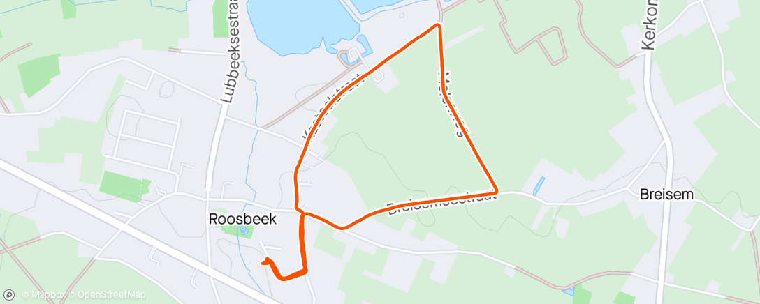 Map of the activity, Loslopen