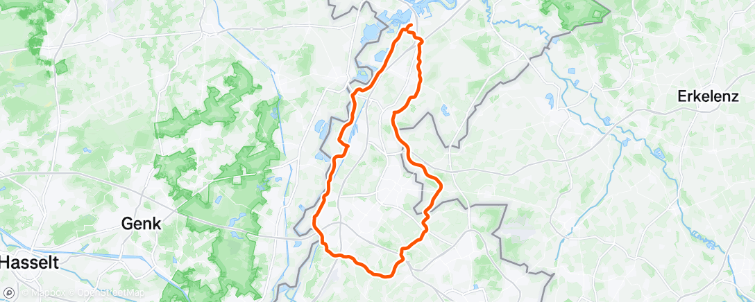 Mapa de la actividad (Morning Ride)