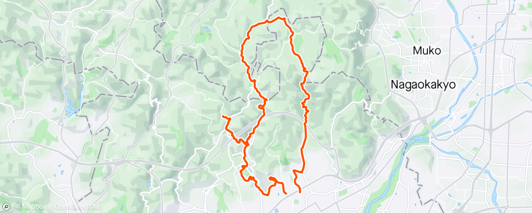 Map of the activity, 忍頂寺5本練🚵‍♂️