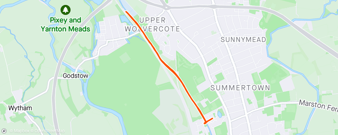 Map of the activity, After School run