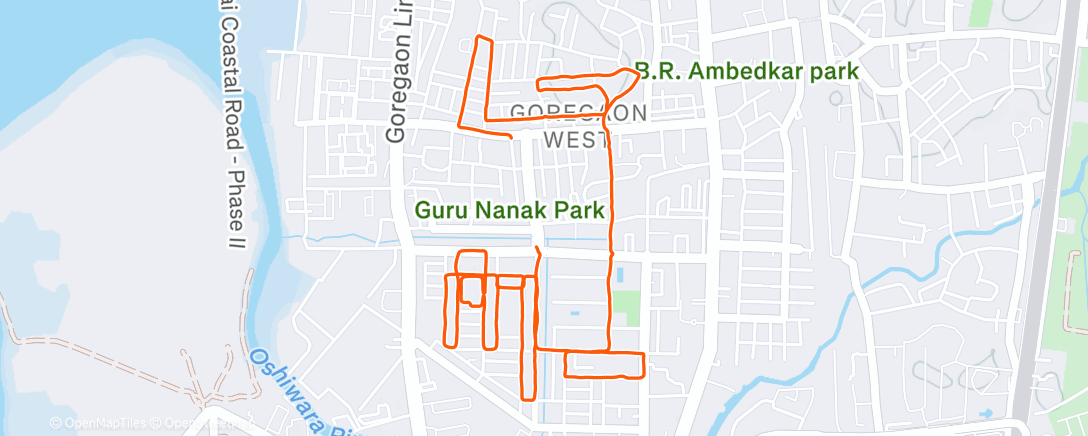 Map of the activity, 5 cent guavas
