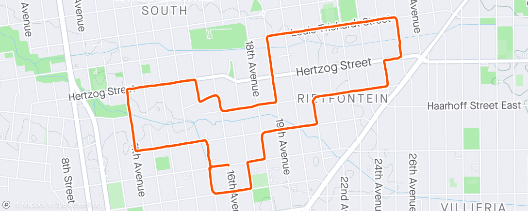 Mappa dell'attività Morning Run - Easy