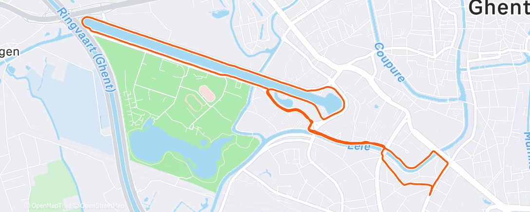 Карта физической активности (Evening Run)