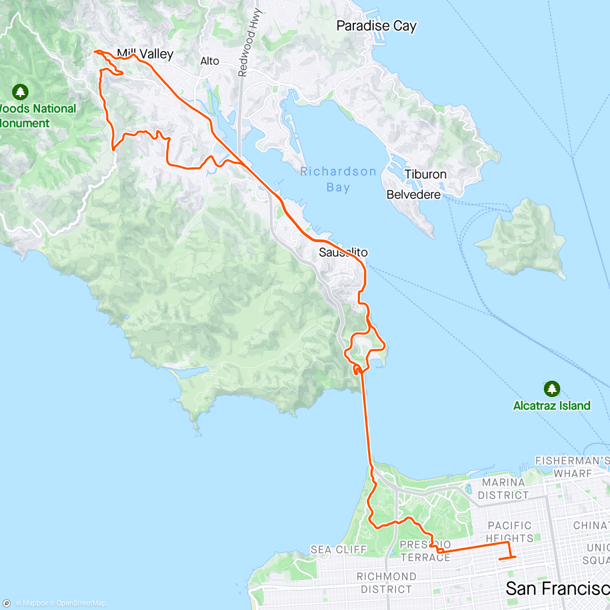 Map of the activity, Velocío Ride from Mattina with the Kings!