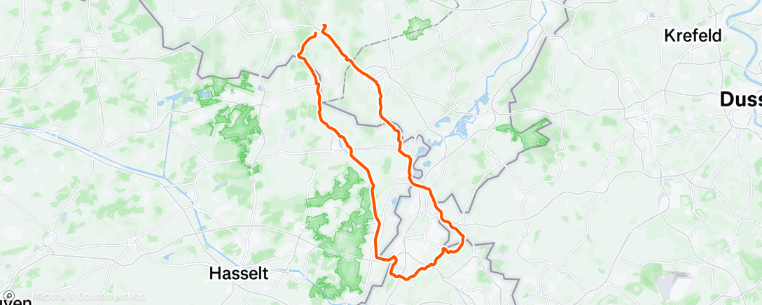 Map of the activity, Morning Ride
