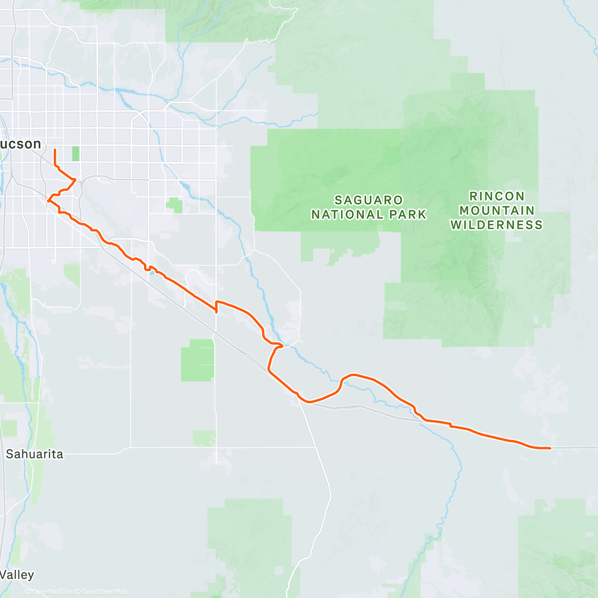 Mapa de la actividad, Cape Epic mini-camp day 1 w/ Kels