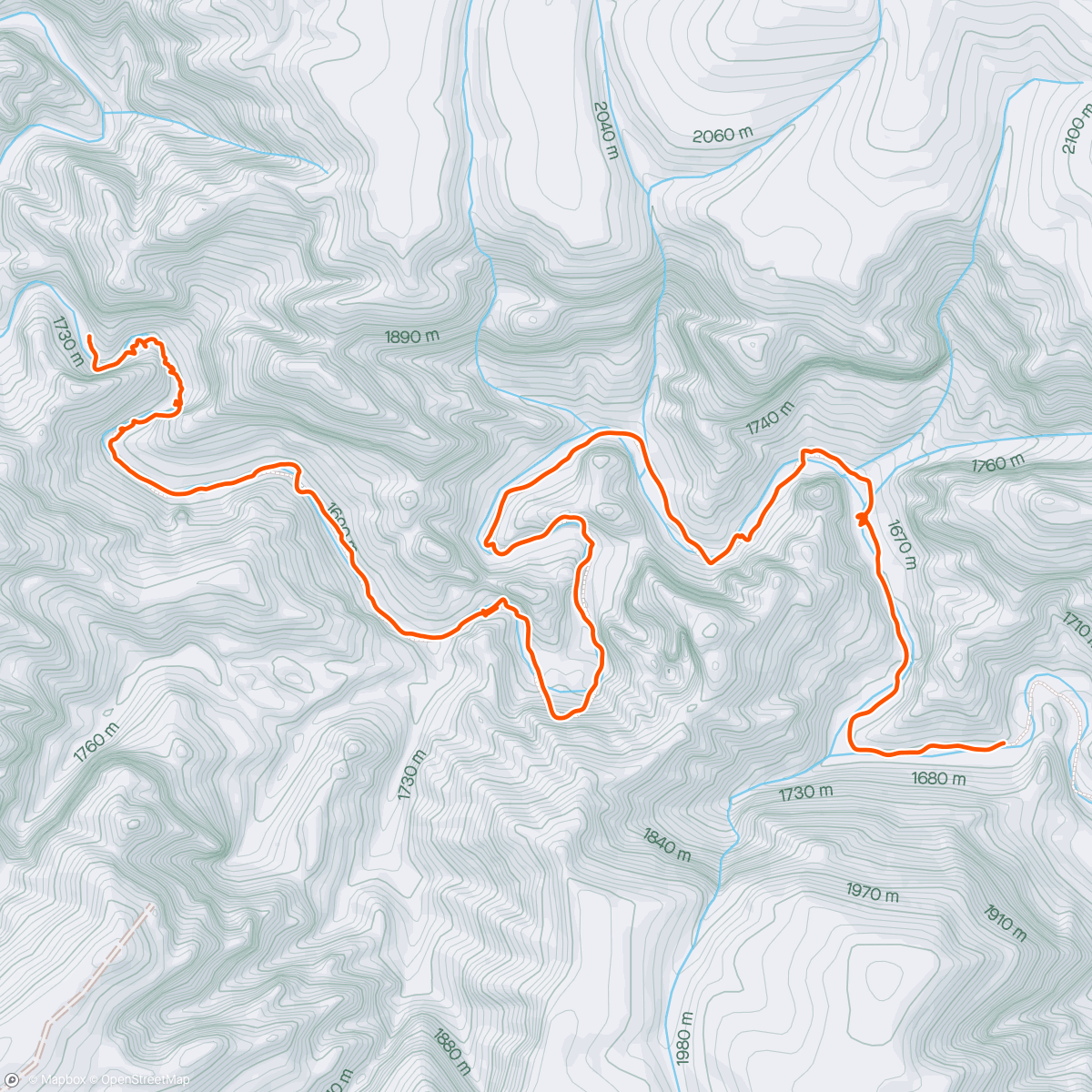 Map of the activity, West Fork Creek Trail Sedona hike back to truck - part 1, restart Garmin for part 2. Trudge through water. Beautiful!!