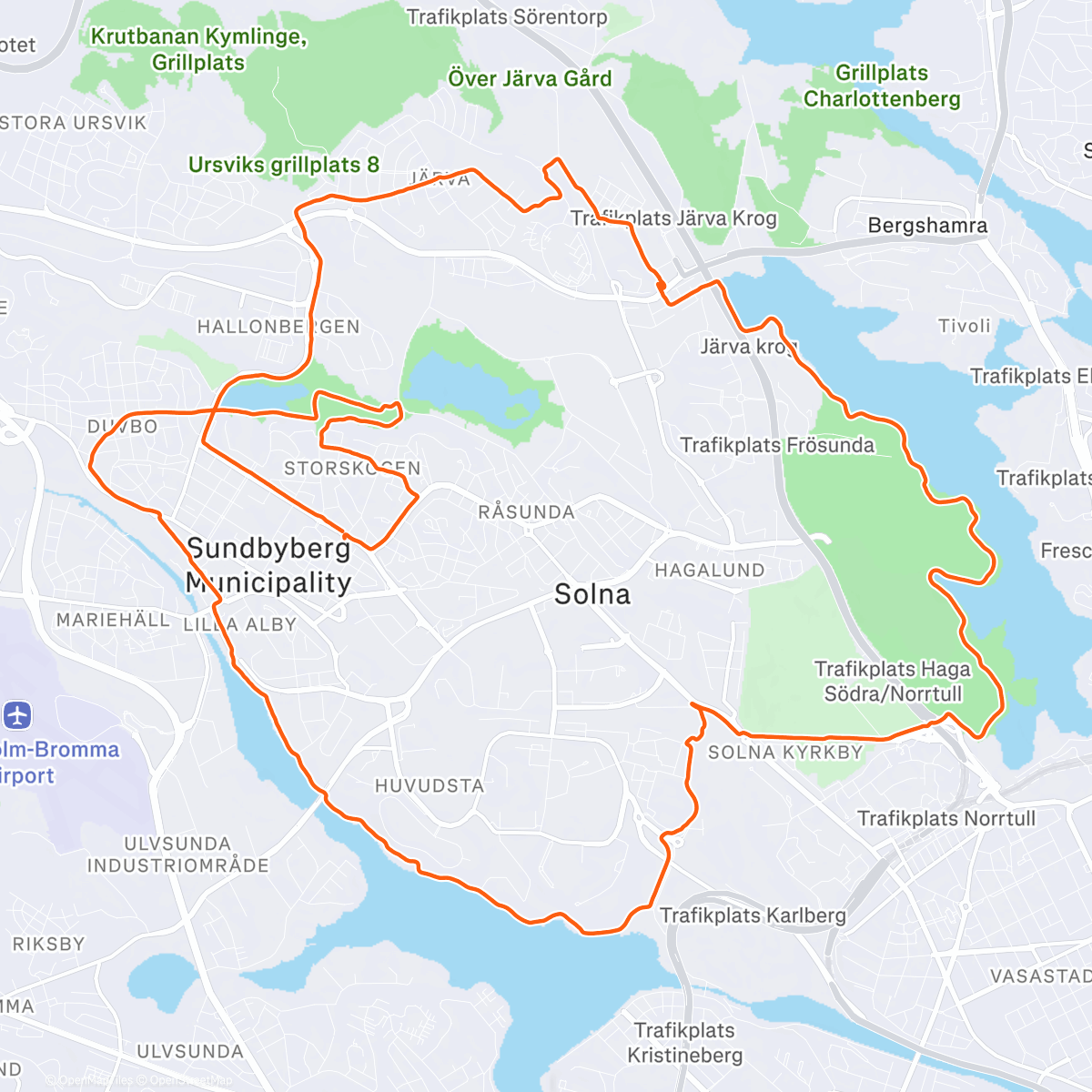 Map of the activity, FUCK YEAH! Mål. Jul-utmaning dag 24