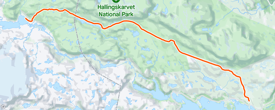 Mapa da atividade, Skarverennet 2024