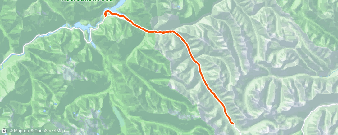 Map of the activity, HWY 20