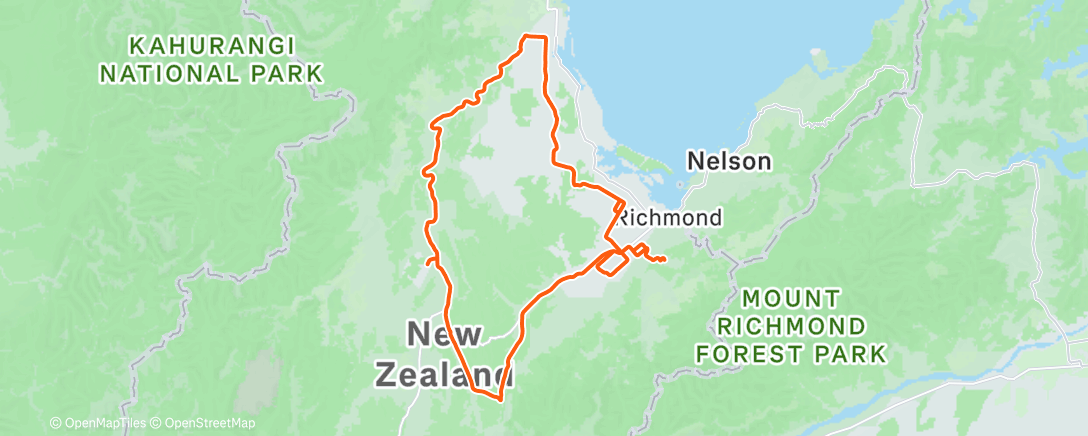 Mappa dell'attività Morning Ride