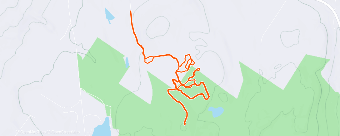 Map of the activity, York Hill