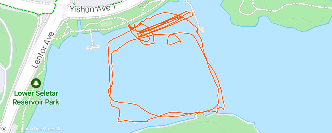 Map of the activity, Morning #KAYAK