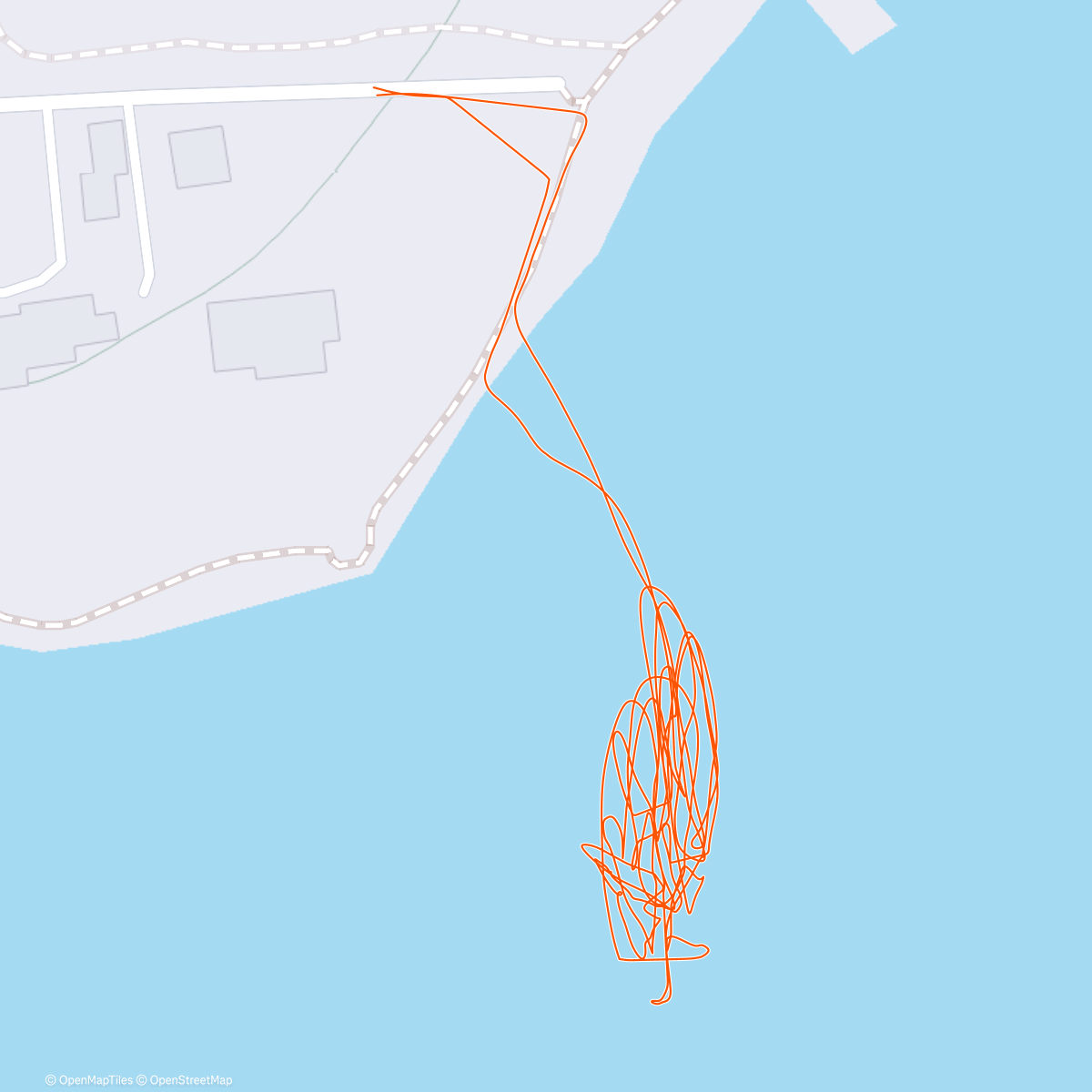 Map of the activity, Snow surfin ❄️