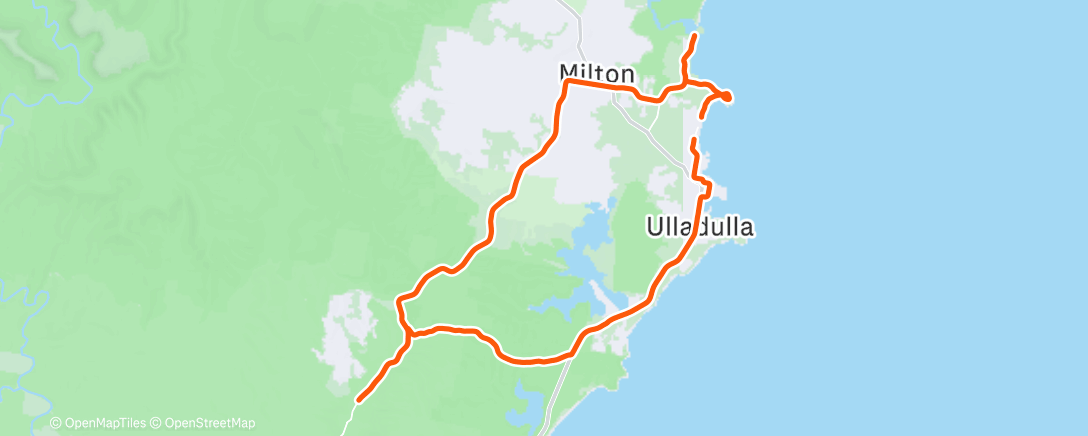 Map of the activity, Coastal loop