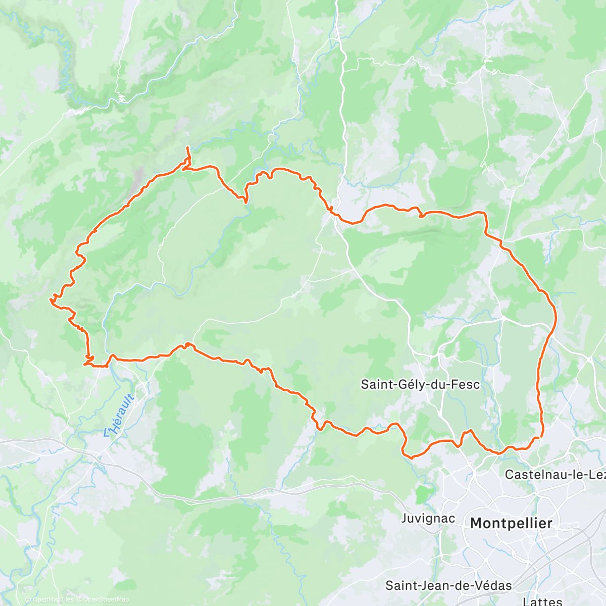 Map of the activity, Gravel Vallée de la Buège 🤩
