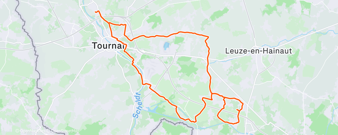 Карта физической активности (Afternoon Ride)