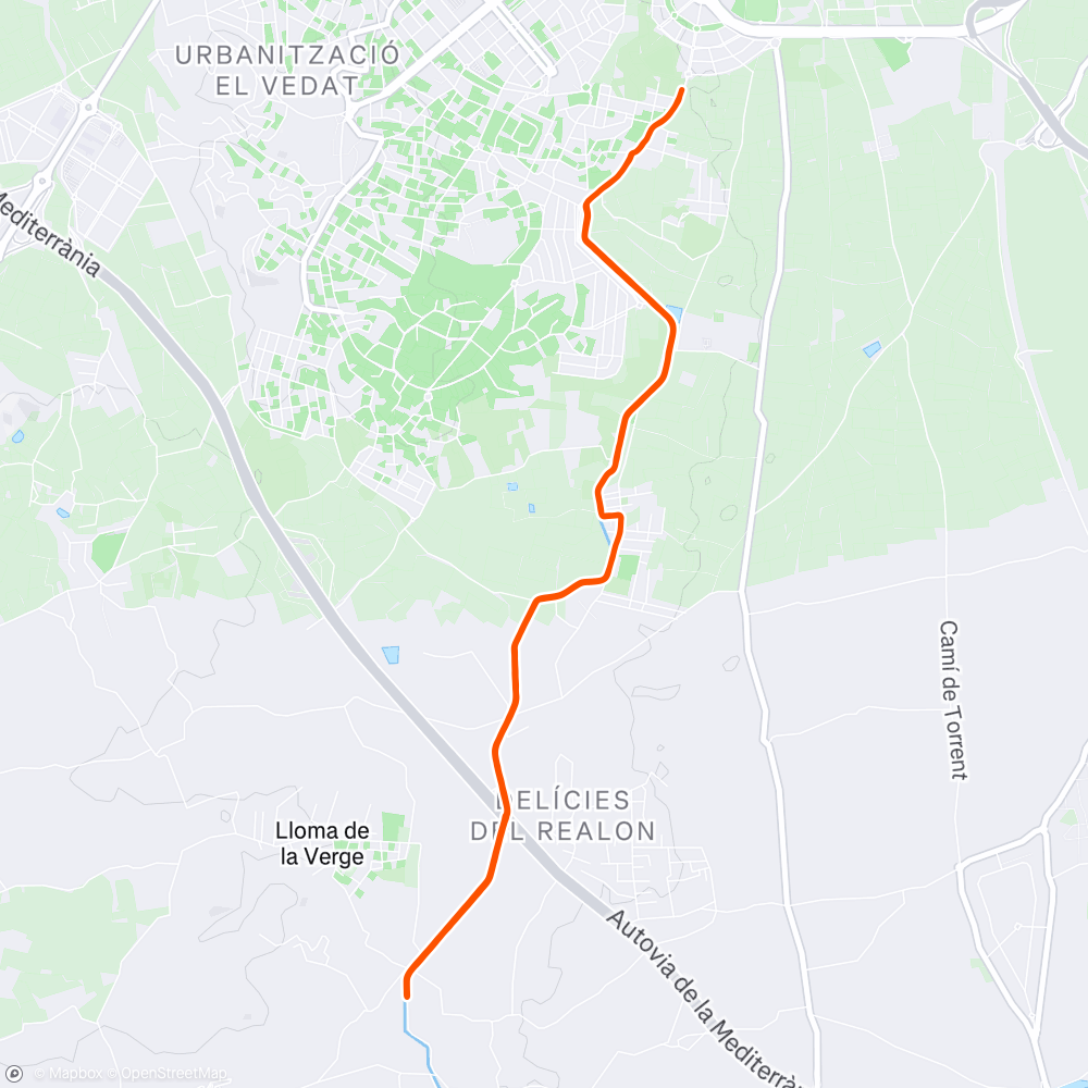 Map of the activity