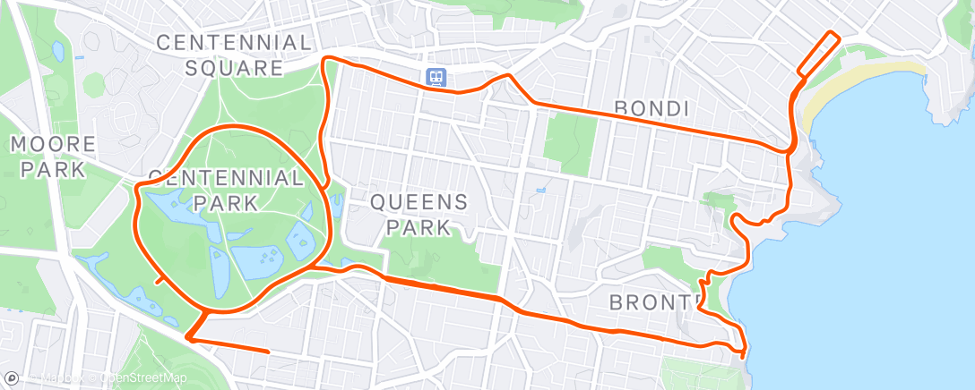 Map of the activity, Double parked-up