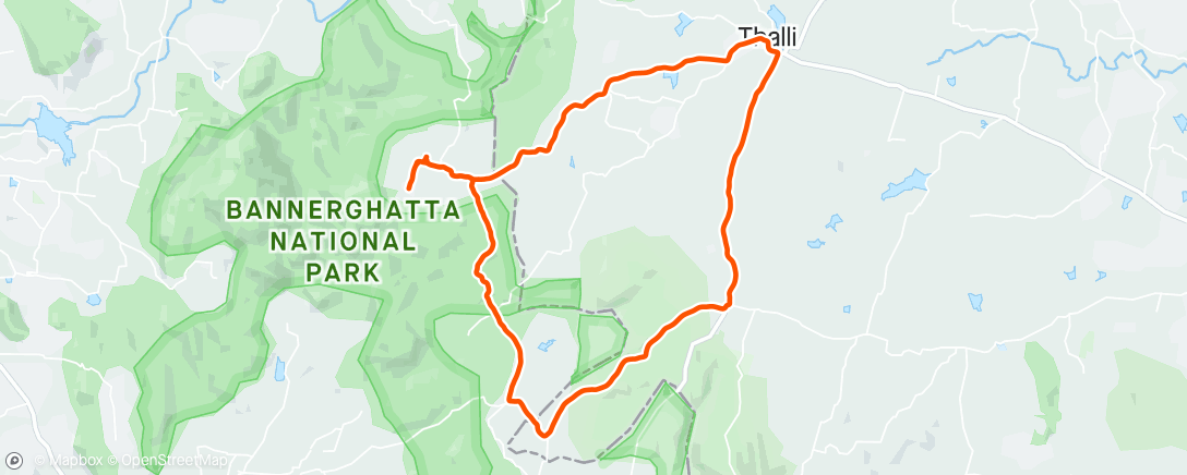 Map of the activity, Morning Ride