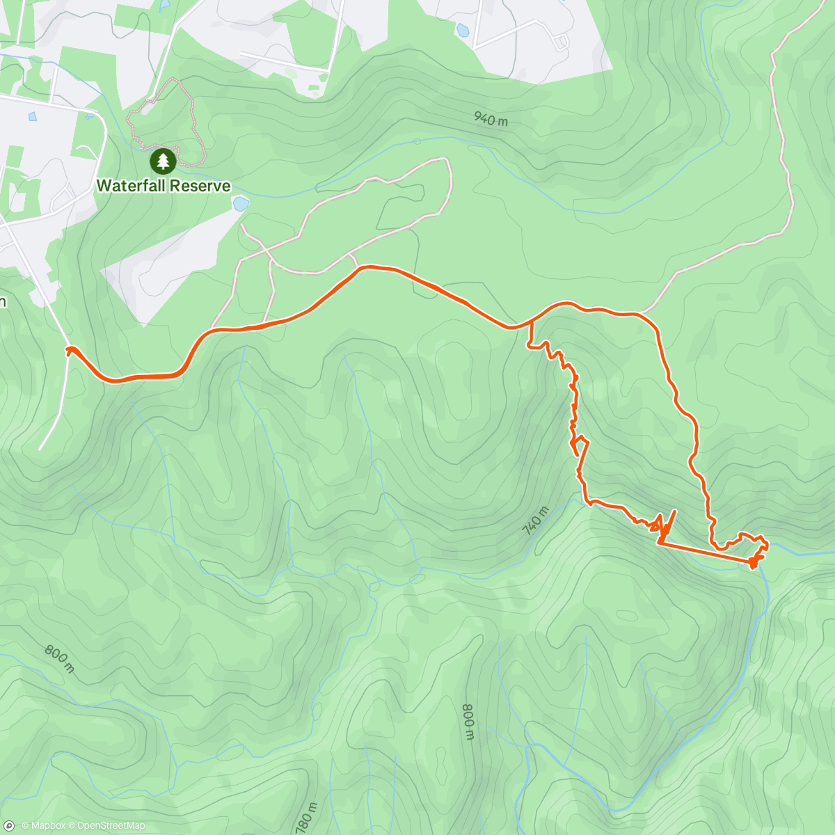 Map of the activity, Gobsmacker Canyon