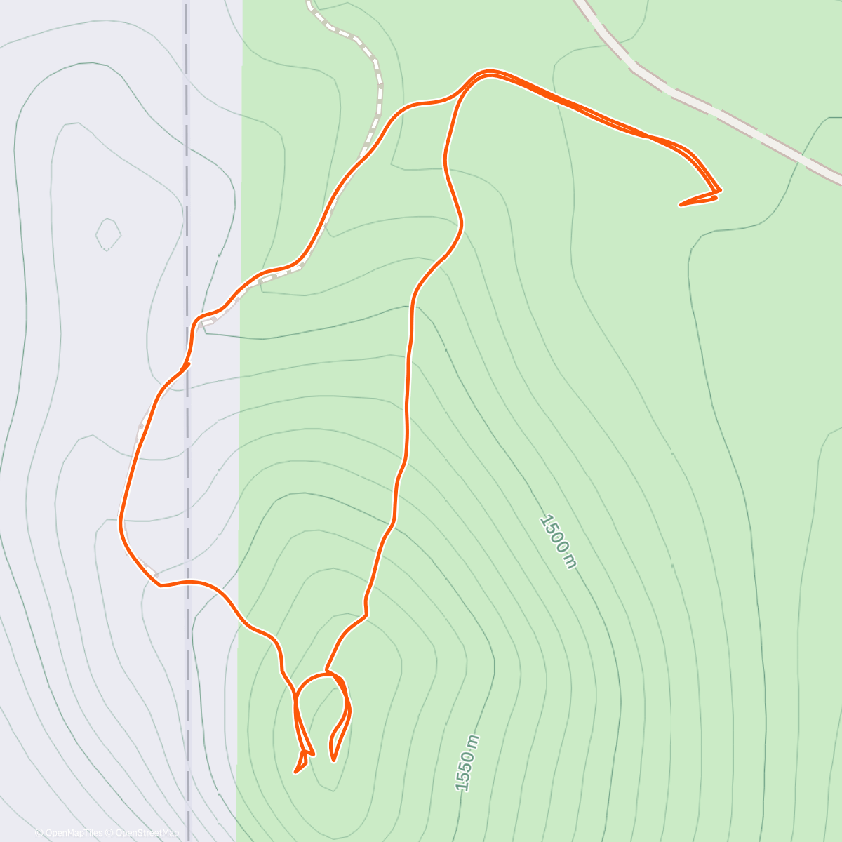 Map of the activity, Needle Point